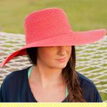 Coral Floppy Hat