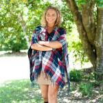 RED/NAVY PLAID
