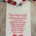 Great gift idea for the girls in your life.  Also, great for a hostess gift!  ED  --  Bow is sewn on my hand as an additional option ($1.00).