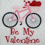 Included in the design is either your choice of name or Be My Valentine