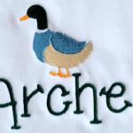 Mini Embroidered Mallard Duck EmbLi