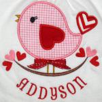 You can add a bow if desired for a girl bird.