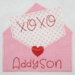 TCA - Easily change the fabric colors to make this for a boy too!  Great on Kitchen towels and tote bags.