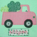 Shamrock Truck -- Easily use this adorable applique for a boy by changing the fabric colors
ALP