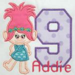 To add an applique number is extra
ACa