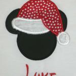 OPTION 1 Mickey Mouse Santa Head