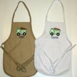 Some WOW added to these aprons for two special brothers.